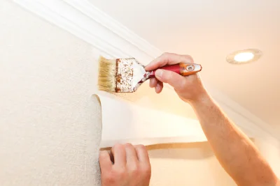 Pose de papier peint à Fauville — revêtements muraux et toiles de verre